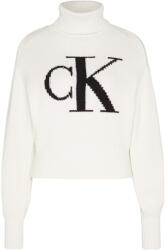Calvin Klein Pulover Blown Up Ck Loose Cont LV047D349G 101 ivory