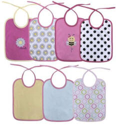 Baby Care 7Darab-os előke, megkötős - Girl - aprotalpak