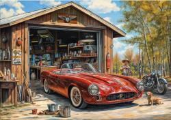 Dino - Puzzle Jaguar in the garage 300 XL - 300 piese