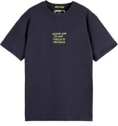 Scotch & Soda T-Shirt Relaxed-Fit Artwork 181703 021 charcoal art