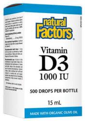 Natural Factors Vitamin D3 1000 IU / 15ml