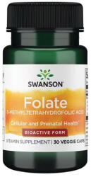 Swanson Folate 5-Methyltetrahydrofolic Acid - Bioactive Form 680 mcg / 30 Vcaps