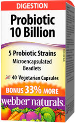 Webber Naturals Probiotic 10 Billion / 40Vcaps