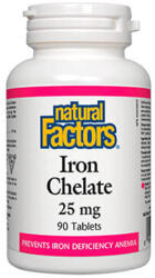 Natural Factors Iron Chelate 25mg. / 90 Tabs