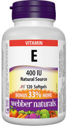 Webber Naturals Vitamin E 400 IU / 120 Softgels