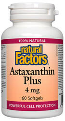 Natural Factors Astaxanthin Plus 4mg / 60 Soft