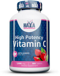 Haya Labs High Potency Vitamin C 1, 000mg with Rose Hips 100 Vtabs