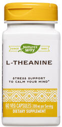 Natures Way L-Theanine / 60 Caps