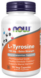 NOW L-Tyrosine Extra Strength 750 mg / 90 Vcaps