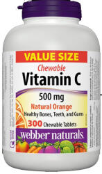 Webber Naturals Vitamin C 500 mg / 300 Chews