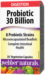 Webber Naturals Probiotic 30 Billion 8 Probiotic Strains / 30 Vcaps