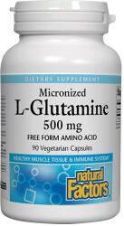 Natural Factors L-Glutamine Micronized 500 mg / 90 Caps