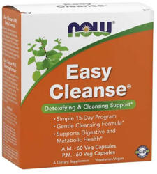 NOW Easy Cleanse Kit AM/PM / 2 x 60 Vcaps