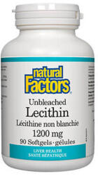 Natural Factors Unbleached Lecithin 1200mg / 90 Softg