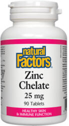 Natural Factors Zinc Chelate / 25mg 90tabs