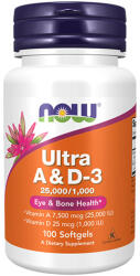 NOW Ultra A & D-3 25, 000/1, 000 UI / 100 Softgels