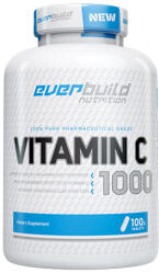 Everbuild Nutrition High Potency Vitamin C 1, 000mg with Rose Hips 100 tabs