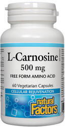 Natural Factors L-Carnosine 500mg. / 60 Vcaps