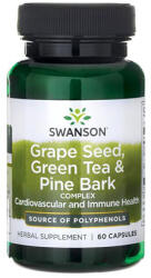 Swanson Grape Seed, Green Tea & Pine Bark Complex / 60 Caps