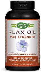 Nature's Way Flaxseed Oil 1300 mg 57% / 200 Caps