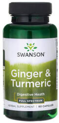 Swanson Full Spectrum Ginger & Turmeric 60 Caps