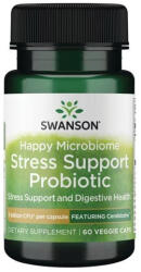 Swanson Happy Microbiome Stress Support Probiotic / 60 Vcaps