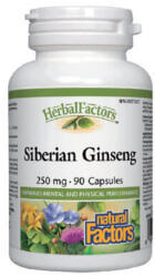 Natural Factors Siberian Ginseng 250mg. / 90 Caps