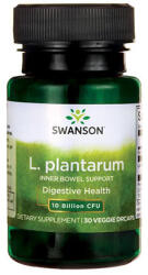 Swanson L. plantarum Inner Bowel Support 10 Billion CFU / 30 Vcaps
