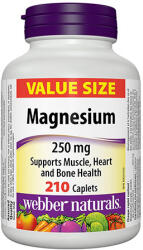 Webber Naturals Magnesium 250 mg / 210 Caps