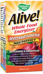 Nature's Way Alive! Whole Food Energizer Multivitamins / 60 Tabs