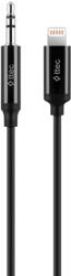 Ttec Кабел ttec - AUX/Lightning, 1m, черен (8694471057858)