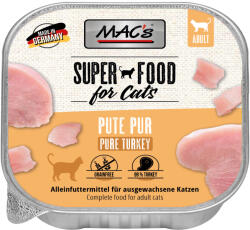 MAC's 32x100g MAC's Cat Pulyka pur tálcás nedves macskatáp
