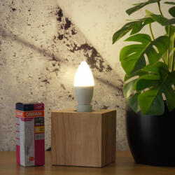 OSRAM E14 LED Value Classic gyertya fényforrás 7, 5W, 806 lm, 3000 K, 60 W izzó helyett (4058075628625)