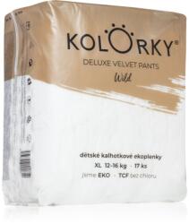 Kolorky Deluxe Velvet Pants Wild еднократни пелени гащички размер XL 12-16 Kg 17 бр