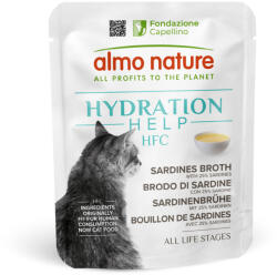 Almo Nature 6x50g Almo Nature HFC Hydration Help Szardínialeves & szardínia nedves macskatáp