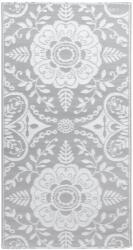 vidaXL kültéri szőnyeg ARAKIL világosszürke 80x150 cm PP 310448 (310448)