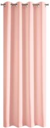 Eurofirany Rita egyszínű dekor függöny Pasztell rózsaszín 140x250 cm (404679)