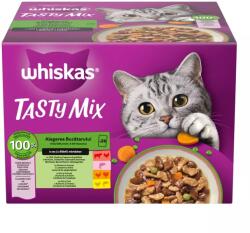 Whiskas Tasty Mix teljes értékű nedves eledel felnőtt macskáknak 24 x 85 g (2, 04 kg) - grandopet