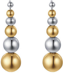 LUCA BARRA Fülbevaló, acél golyók és IP arany