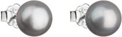 Evolution Group 21042.3 szürke valódi gyöngy fülbevaló AA 7, 5-8 mm (Ag925/1000, 1, 0 g)