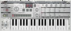 KORG KG-mKORG-CR virtuál-analóg szintetizátor/vokóder, 37 Natural Touch mini billentyű, átlátszó kivitel, tokkal (KG-mKORG-CR)