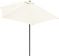 Kingsleeve Kerti félkör alakú napernyő - krém (104163)