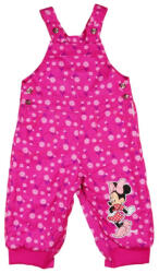 Asti Disney Minnie lányka bélelt virágos kord kertésznadrág