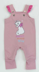 Asti Belül bolyhos baba kislány kertésznadrág Marie cica mintával