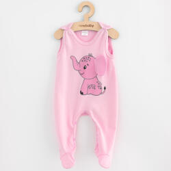 NEW BABY Baba pamut rugdalózó New Baby Happy Elephant pink - pindurka - 3 490 Ft