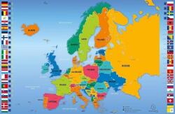 Exacompta Mapa de birou Exacompta, carton dur, PVC, 37.5 x 57.5, Europa 29795E
