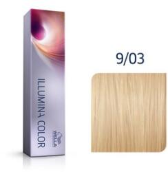 Wella Illumina Color vopsea profesională permanentă pentru păr 9/03 60 ml