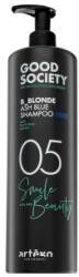 Artègo Good Society 05 B_Blonde Ash Blue Shampoo sampon neutralizant pentru păr blond platinat si grizonat 1000 ml