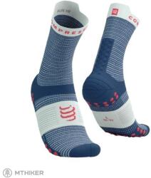 Compressport Pro Racing v4.0 Run High zokni, blues/sugar (T2 (EU 39 - 41))