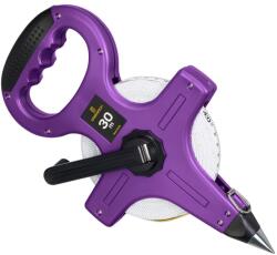Levenhuk Ролетка Ermenrich Reel SL30 purple, 30m, геодезическа, фибростъкло, непромокаема, двойна скала, самоблокиращ механизъм, гумиран кожух (Reel SL30 purple)